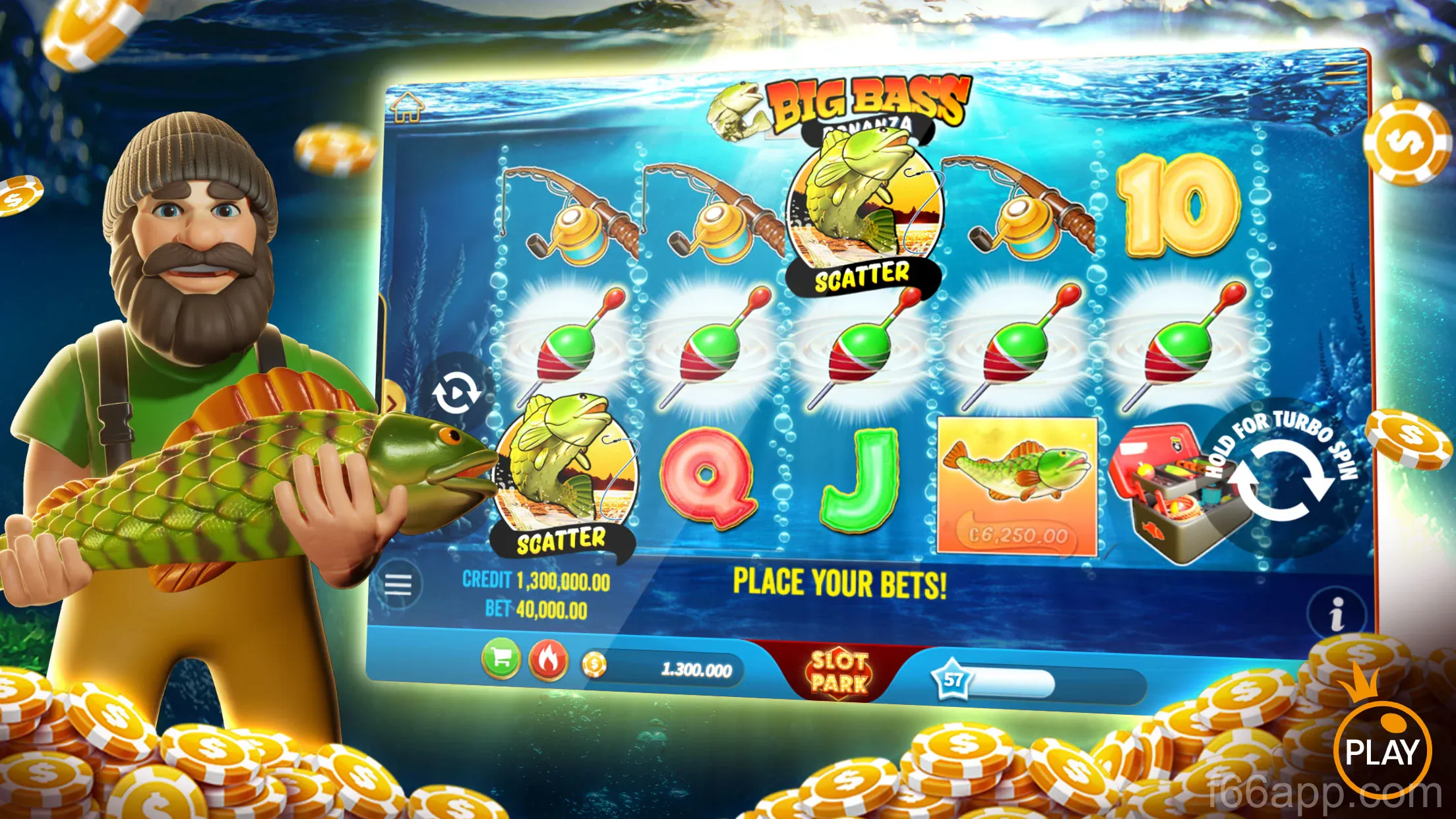 Giao diện nổ hũ F66 App